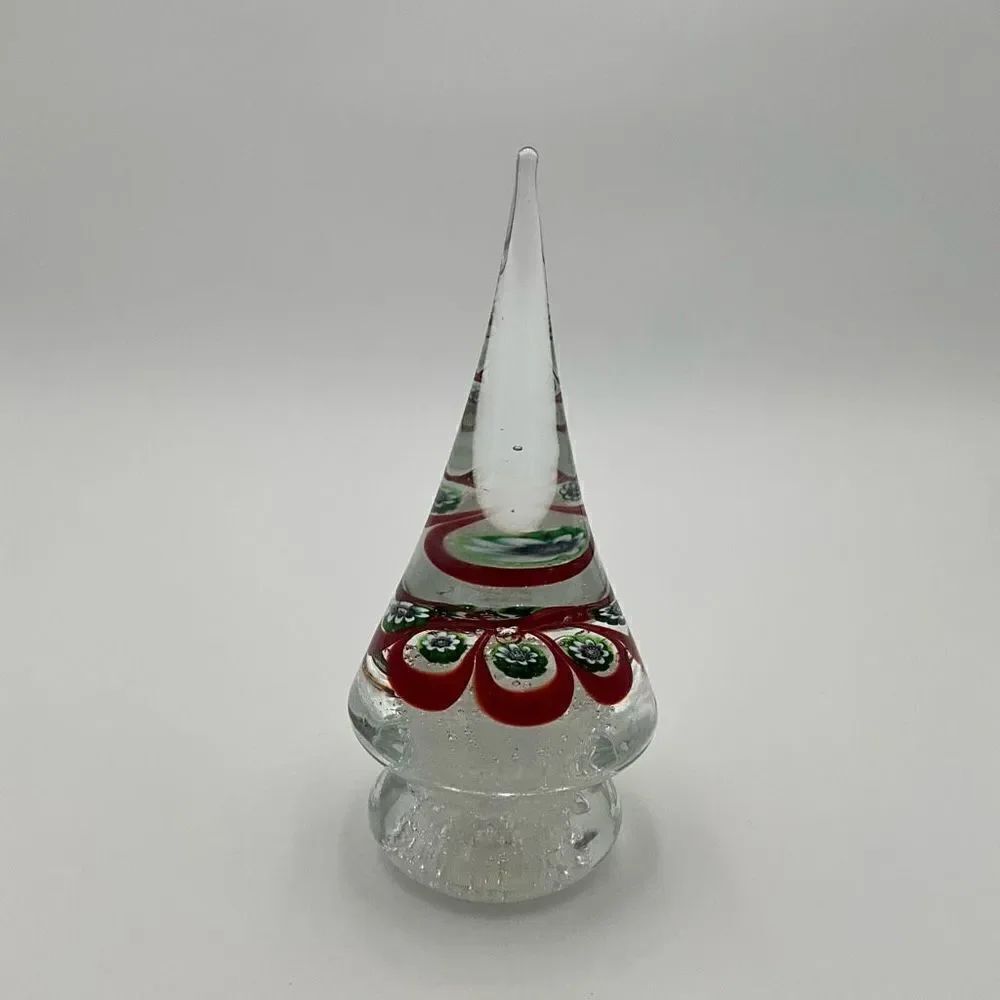 Vintage Murano Blown Glass Christmas Tree